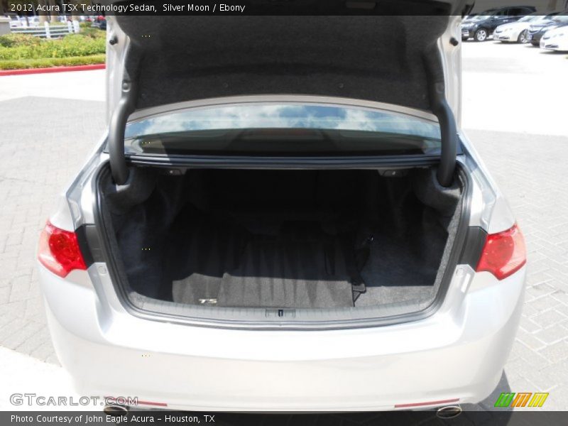 Silver Moon / Ebony 2012 Acura TSX Technology Sedan