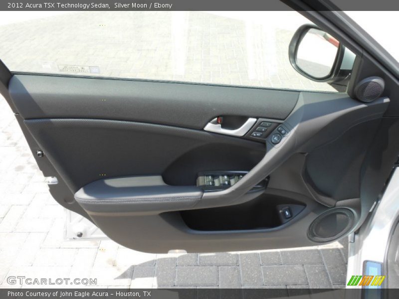 Silver Moon / Ebony 2012 Acura TSX Technology Sedan