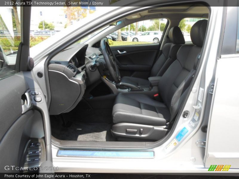 Silver Moon / Ebony 2012 Acura TSX Technology Sedan