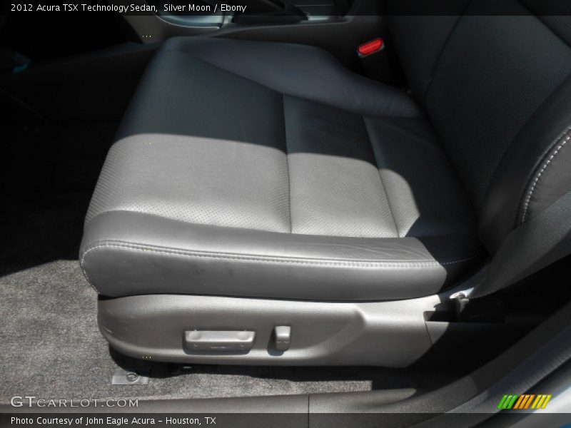 Silver Moon / Ebony 2012 Acura TSX Technology Sedan