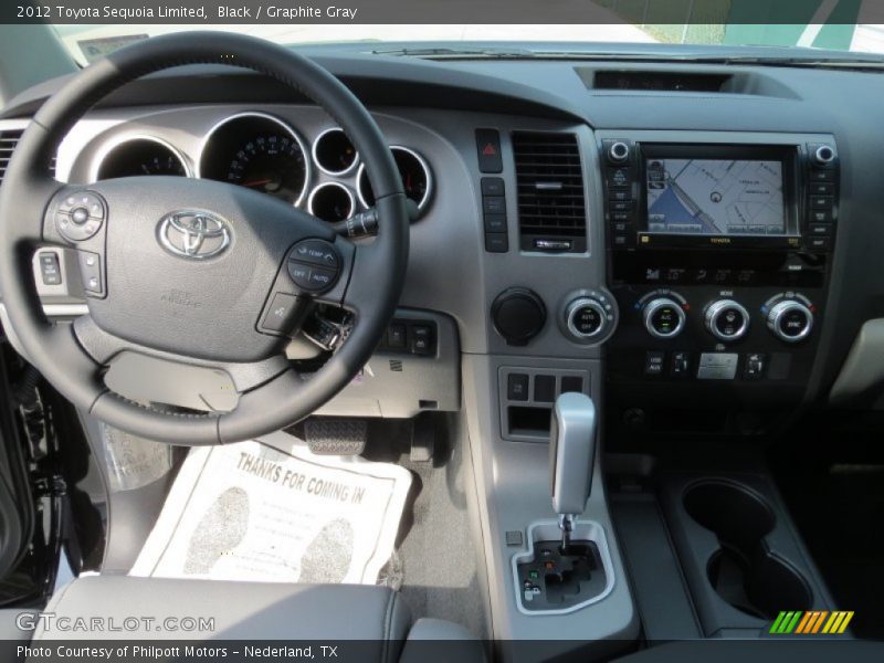 Black / Graphite Gray 2012 Toyota Sequoia Limited