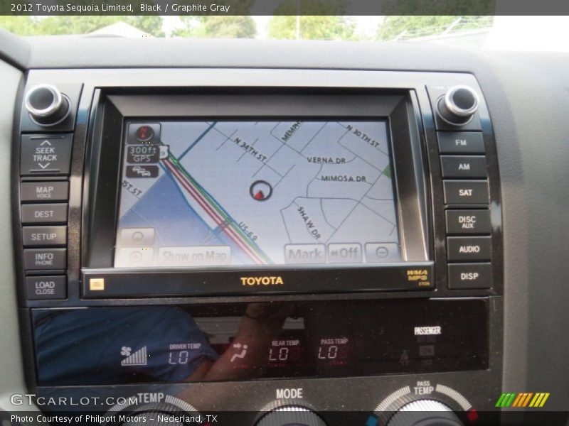 Black / Graphite Gray 2012 Toyota Sequoia Limited