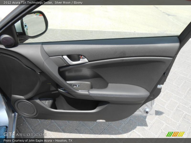 Silver Moon / Ebony 2012 Acura TSX Technology Sedan
