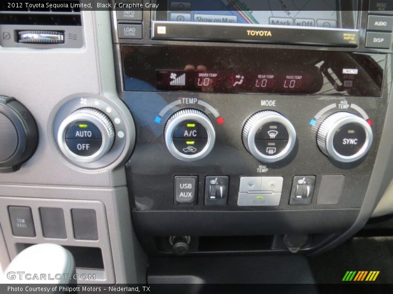 Black / Graphite Gray 2012 Toyota Sequoia Limited