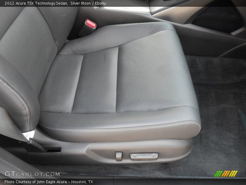 Silver Moon / Ebony 2012 Acura TSX Technology Sedan