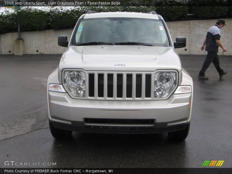 Light Graystone Pearl / Pastel Pebble Beige 2008 Jeep Liberty Sport