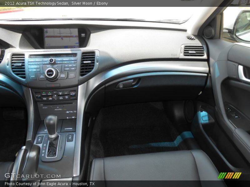 Silver Moon / Ebony 2012 Acura TSX Technology Sedan