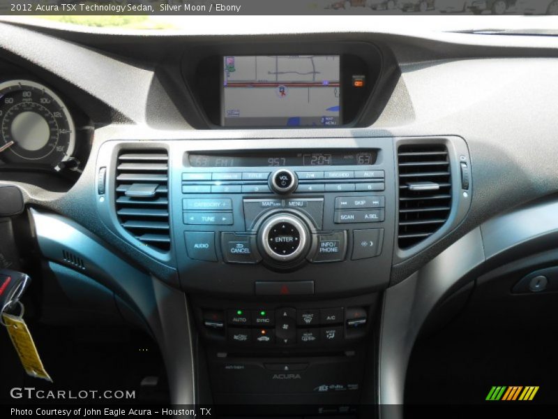 Silver Moon / Ebony 2012 Acura TSX Technology Sedan