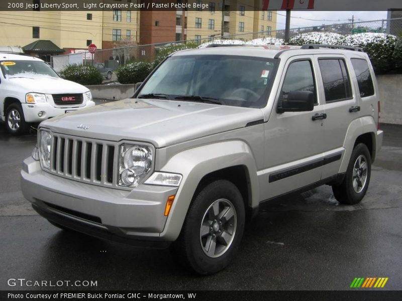 Light Graystone Pearl / Pastel Pebble Beige 2008 Jeep Liberty Sport