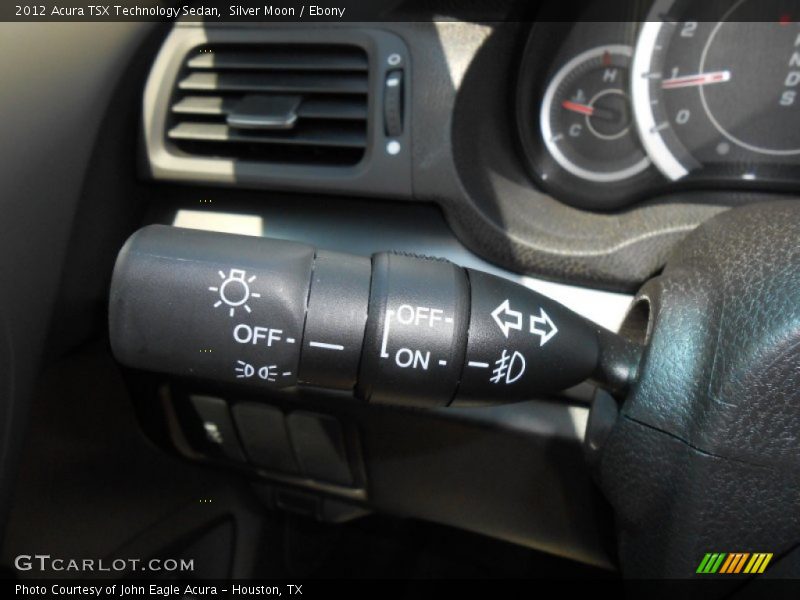 Silver Moon / Ebony 2012 Acura TSX Technology Sedan