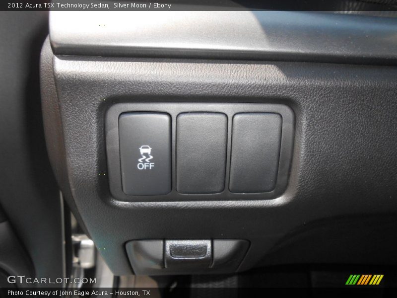 Silver Moon / Ebony 2012 Acura TSX Technology Sedan