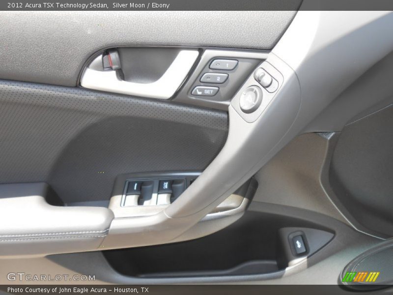 Silver Moon / Ebony 2012 Acura TSX Technology Sedan