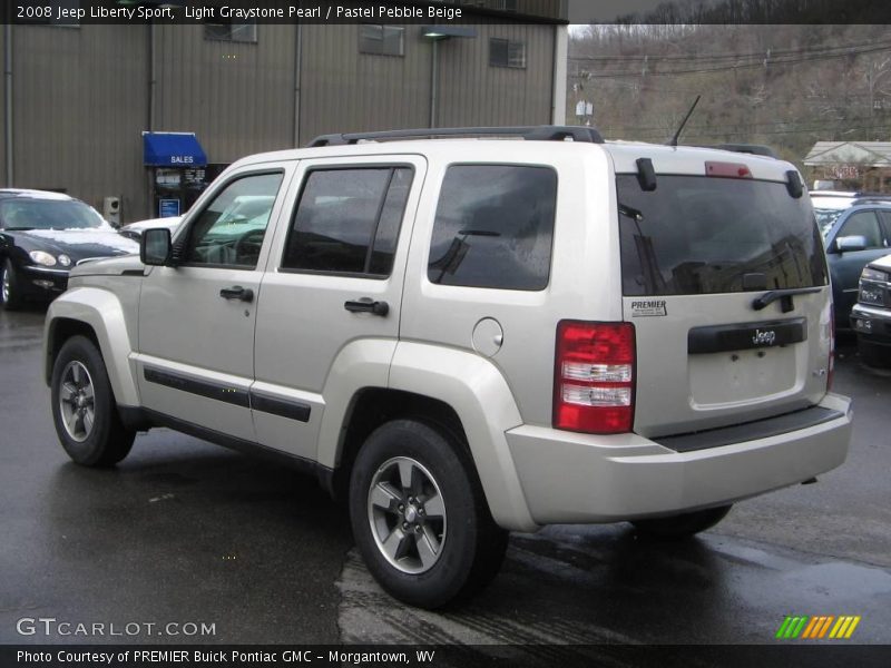 Light Graystone Pearl / Pastel Pebble Beige 2008 Jeep Liberty Sport