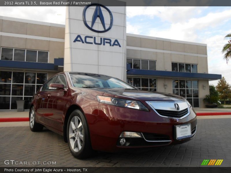 Basque Red Pearl / Parchment 2012 Acura TL 3.5