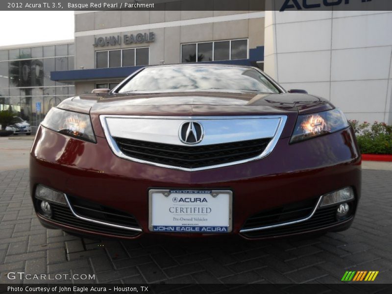 Basque Red Pearl / Parchment 2012 Acura TL 3.5