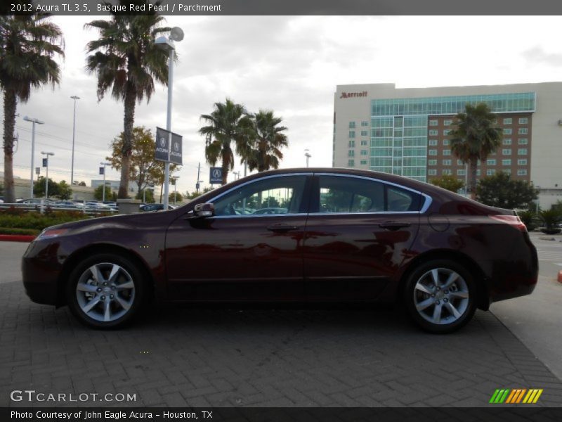 Basque Red Pearl / Parchment 2012 Acura TL 3.5