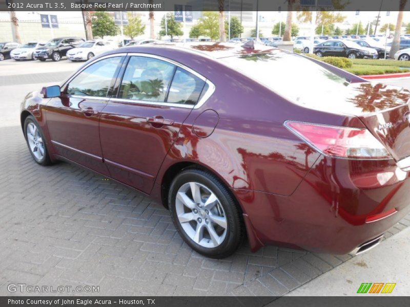 Basque Red Pearl / Parchment 2012 Acura TL 3.5
