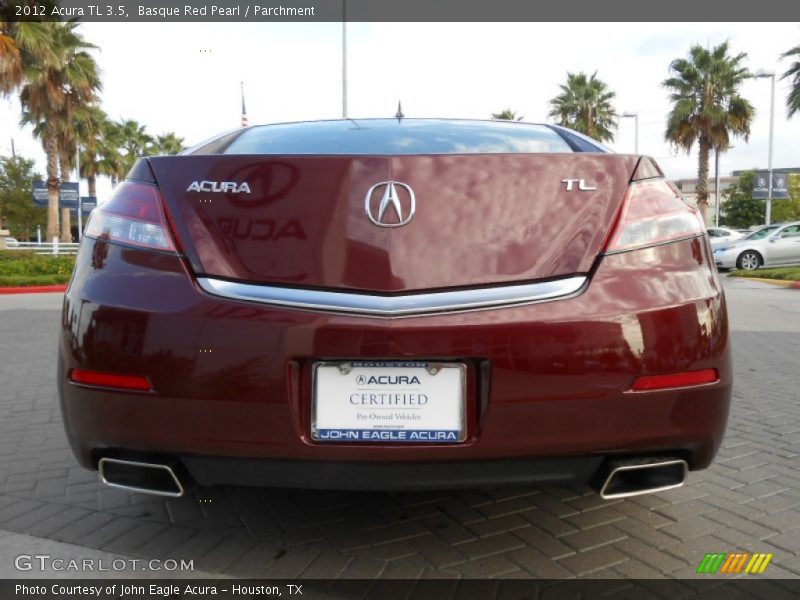 Basque Red Pearl / Parchment 2012 Acura TL 3.5