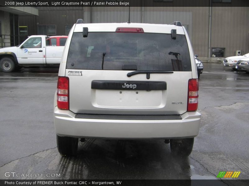 Light Graystone Pearl / Pastel Pebble Beige 2008 Jeep Liberty Sport