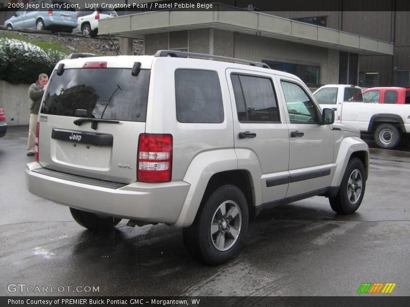 Light Graystone Pearl / Pastel Pebble Beige 2008 Jeep Liberty Sport