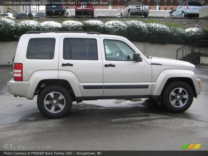 Light Graystone Pearl / Pastel Pebble Beige 2008 Jeep Liberty Sport