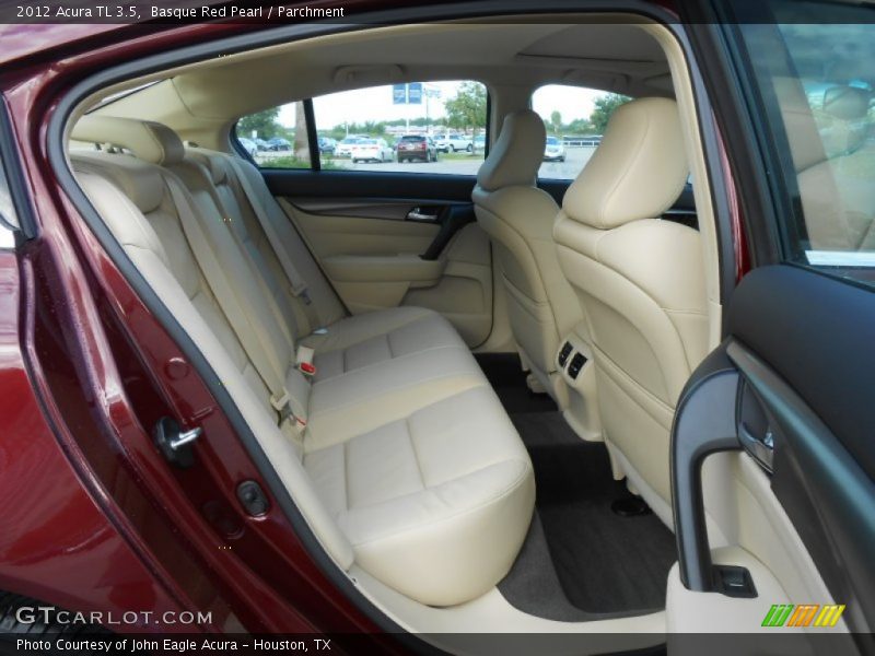Rear Seat of 2012 TL 3.5