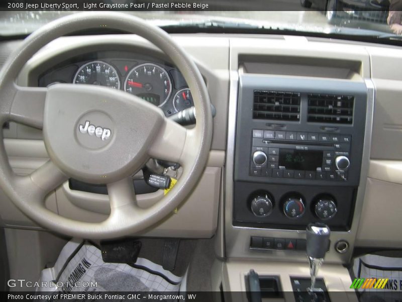 Light Graystone Pearl / Pastel Pebble Beige 2008 Jeep Liberty Sport