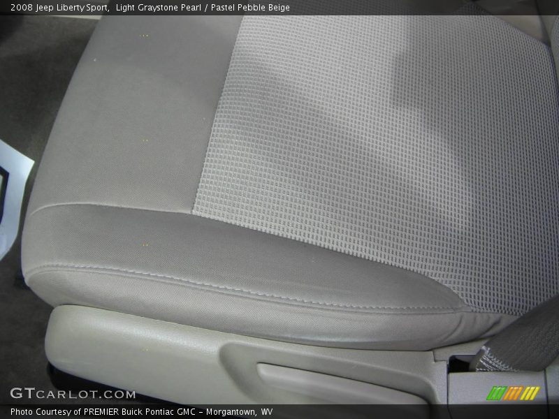 Light Graystone Pearl / Pastel Pebble Beige 2008 Jeep Liberty Sport