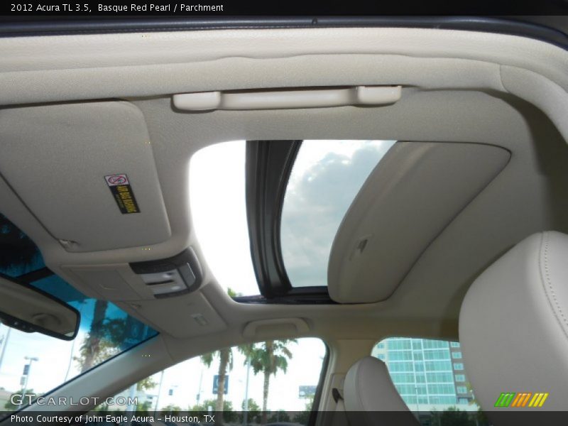 Sunroof of 2012 TL 3.5