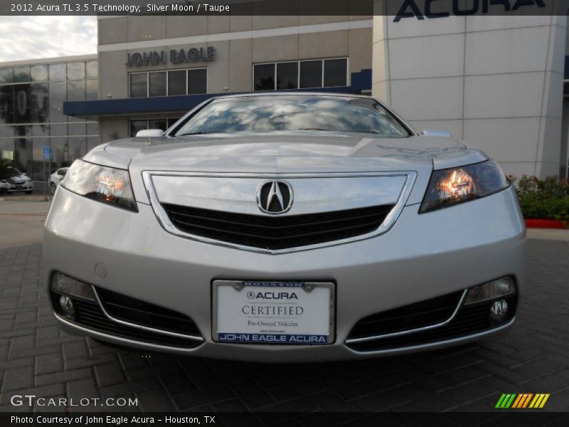 Silver Moon / Taupe 2012 Acura TL 3.5 Technology