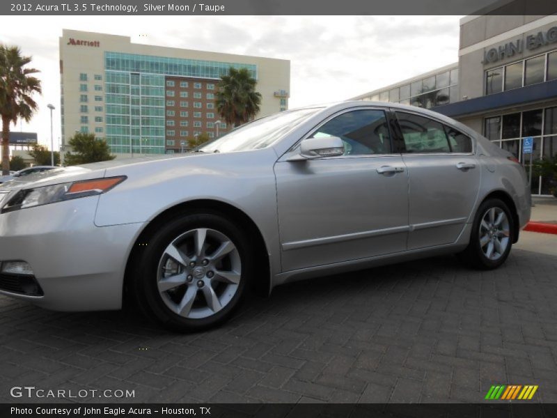 Silver Moon / Taupe 2012 Acura TL 3.5 Technology