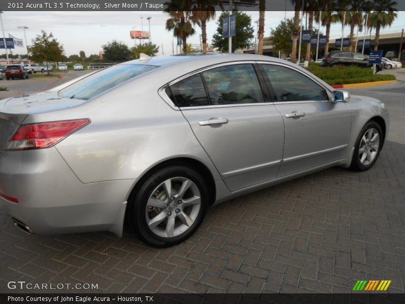 Silver Moon / Taupe 2012 Acura TL 3.5 Technology