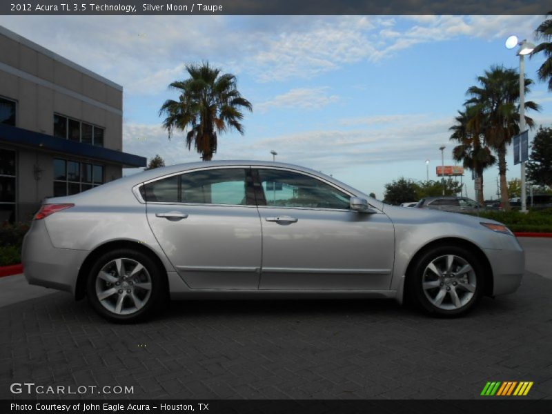 Silver Moon / Taupe 2012 Acura TL 3.5 Technology