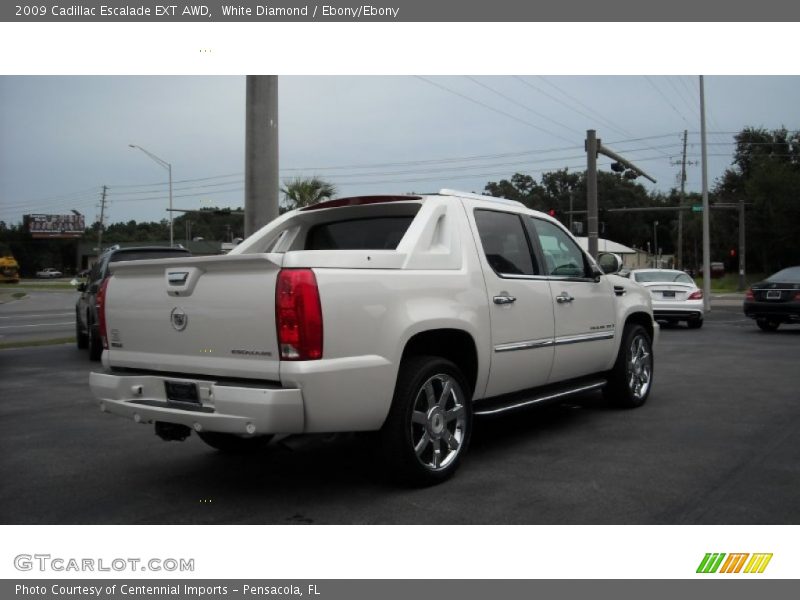 White Diamond / Ebony/Ebony 2009 Cadillac Escalade EXT AWD