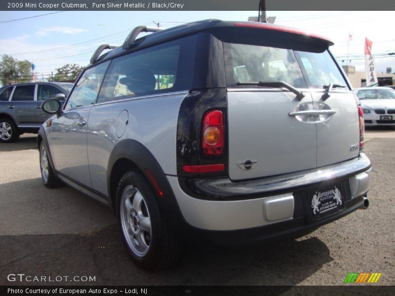 Pure Silver Metallic / Black/Grey 2009 Mini Cooper Clubman