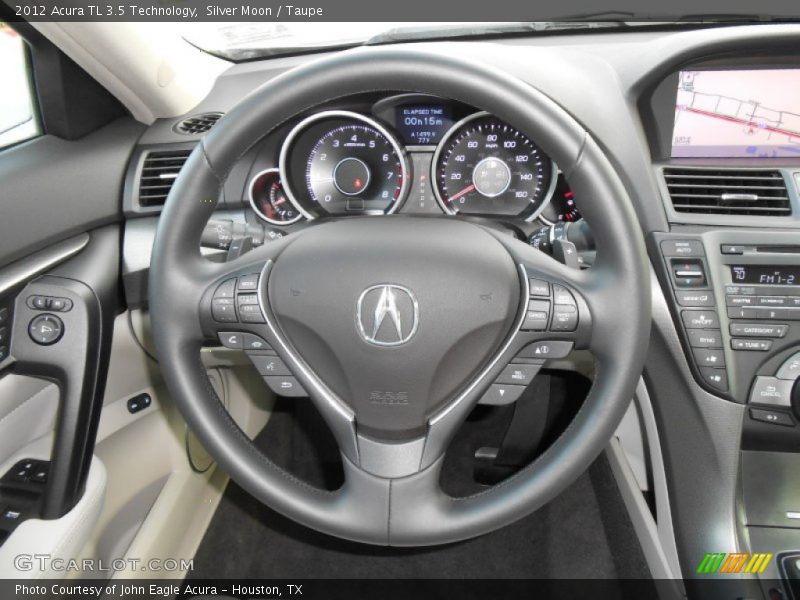 Silver Moon / Taupe 2012 Acura TL 3.5 Technology