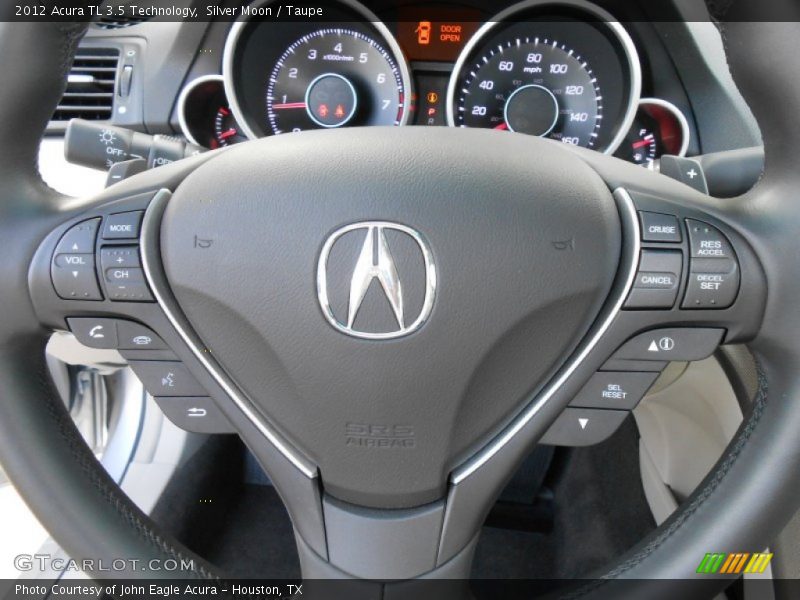 Silver Moon / Taupe 2012 Acura TL 3.5 Technology