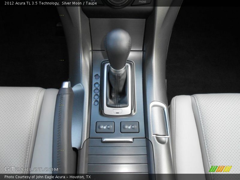Silver Moon / Taupe 2012 Acura TL 3.5 Technology