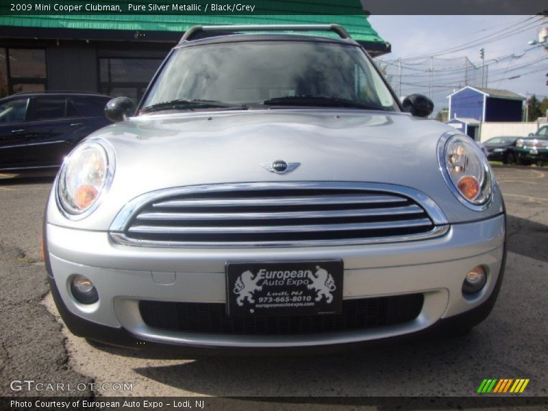Pure Silver Metallic / Black/Grey 2009 Mini Cooper Clubman
