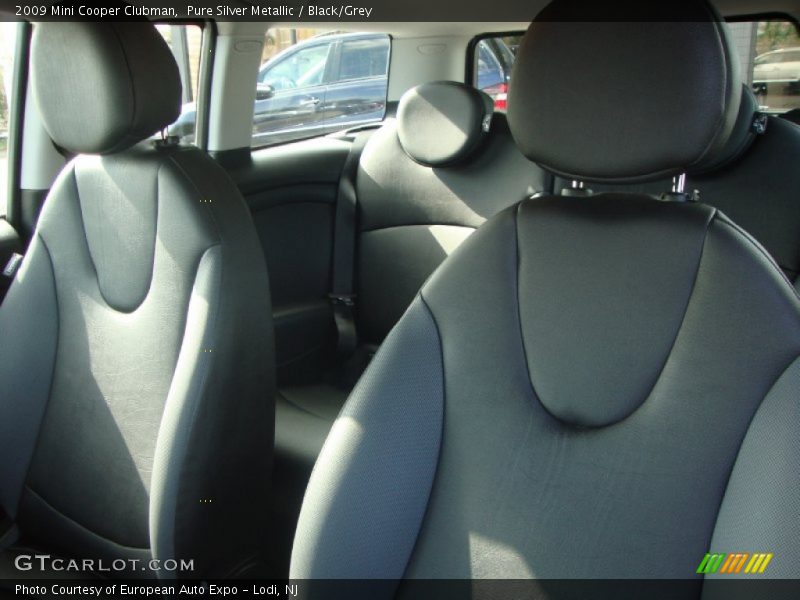 Pure Silver Metallic / Black/Grey 2009 Mini Cooper Clubman
