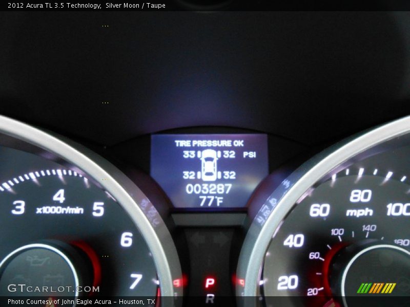 Silver Moon / Taupe 2012 Acura TL 3.5 Technology