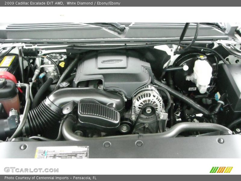 White Diamond / Ebony/Ebony 2009 Cadillac Escalade EXT AWD