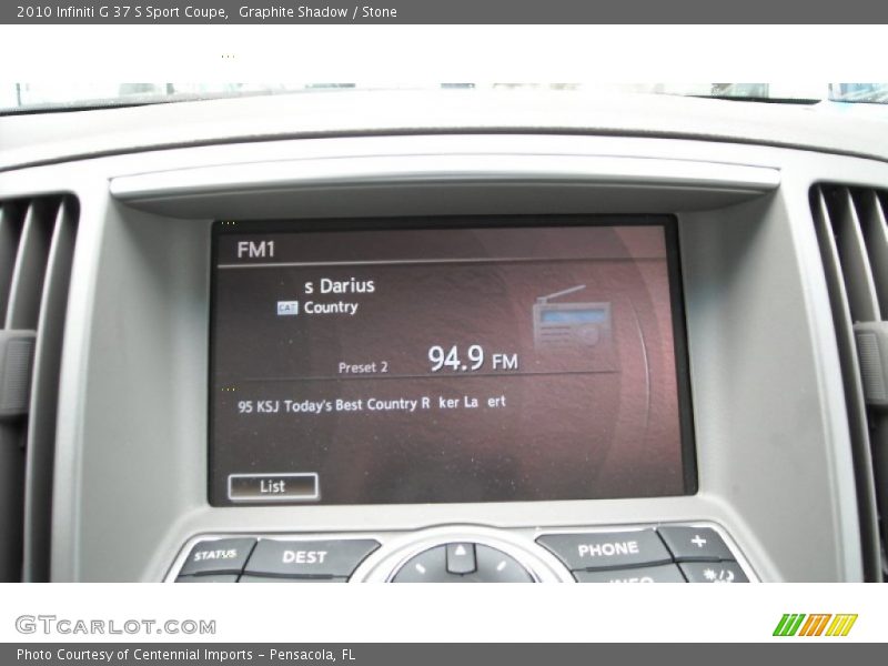 Graphite Shadow / Stone 2010 Infiniti G 37 S Sport Coupe