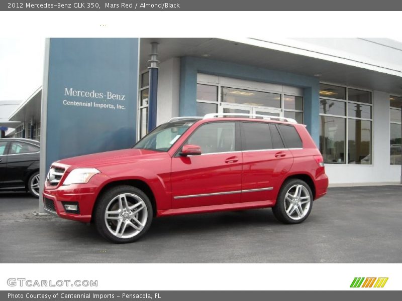 Mars Red / Almond/Black 2012 Mercedes-Benz GLK 350