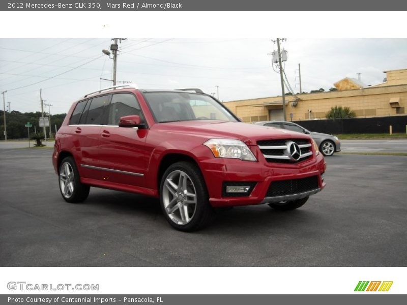 Mars Red / Almond/Black 2012 Mercedes-Benz GLK 350