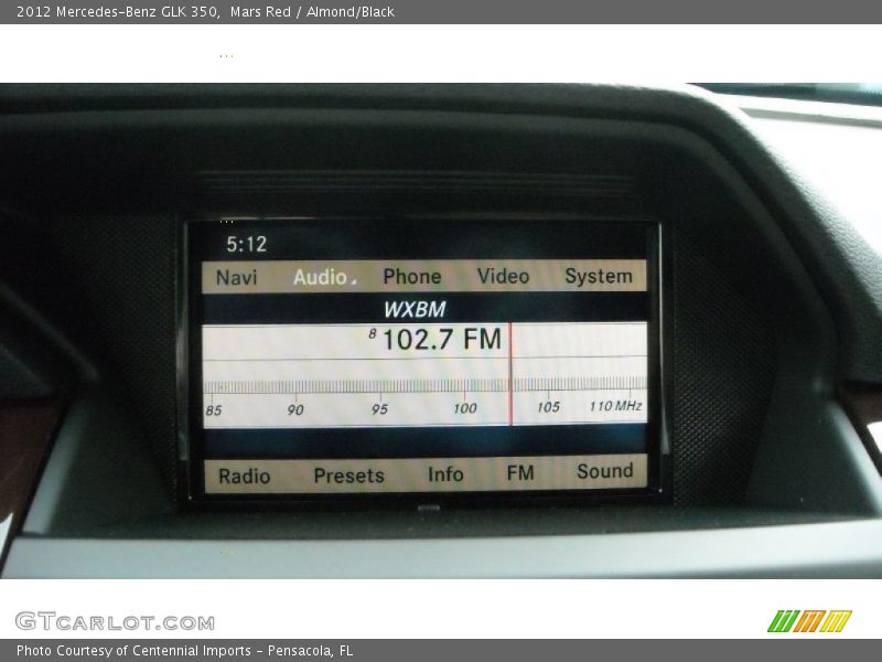 Mars Red / Almond/Black 2012 Mercedes-Benz GLK 350