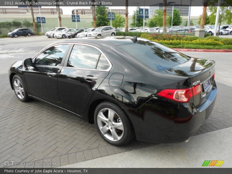 Crystal Black Pearl / Ebony 2012 Acura TSX Technology Sedan