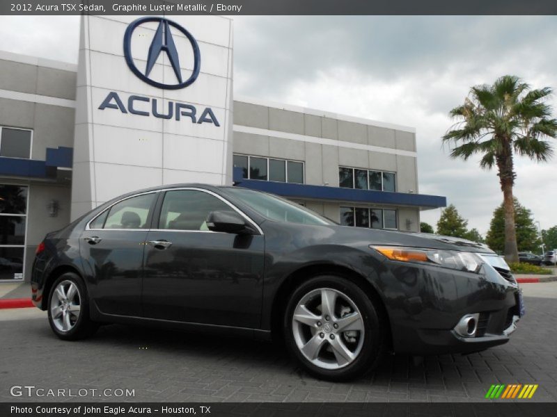 Graphite Luster Metallic / Ebony 2012 Acura TSX Sedan