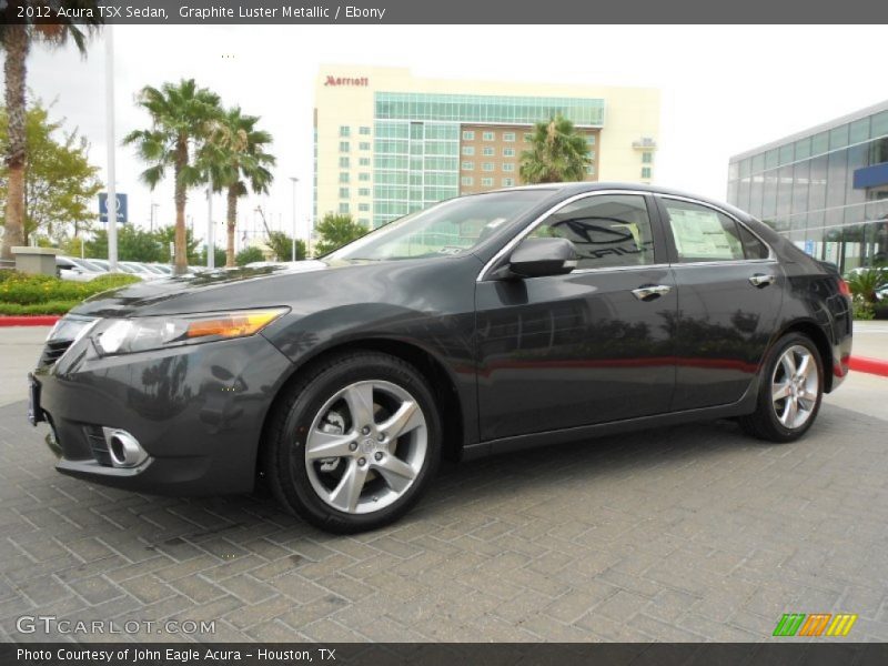Graphite Luster Metallic / Ebony 2012 Acura TSX Sedan