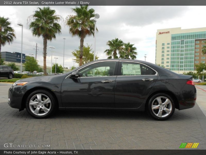 Graphite Luster Metallic / Ebony 2012 Acura TSX Sedan